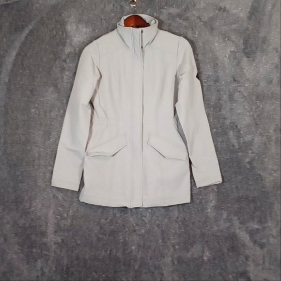 The north face  windwall full zip snap button closure women's jacket small - Picture 2 of 9